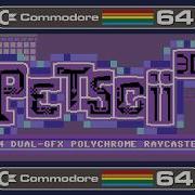 New C64 PETSCII 3d Raycasting Engine With Atari Like Colour Ambiance