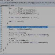 Processing Particle Fountain Tutorial 3