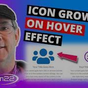 Divi Theme Icon Grow On Hover Effect