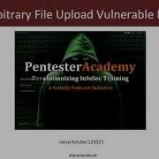 Arbitrary File Upload Vulnerable ISO
