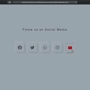 Social Media Icons Hover Effects HTML CSS