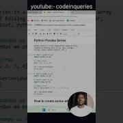 How To Create A Pandas Series Using Numpy Array In Python Dataanalysis Pandas Python Numpy