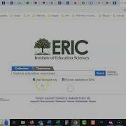 ERIC Education Database Advanced Searching
