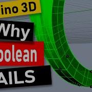 Why Boolean Commands Fail In Rhino 6 Jewelry CAD Design Tutorial 129