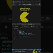 How To Make Pac Man In CSS Shorts Css Webdevelopment Programming Youtube Viral Shortsfeed