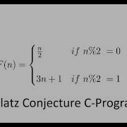 Collatz Conjecture Program