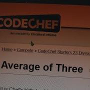 Average Of Three Codechef Starters January 2022 Solution Codechef