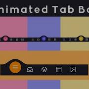 Javascript Animated Tab Bar Navigation