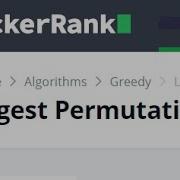 Tugas Largest Permutation HackerRank