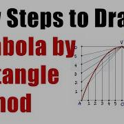 Easy Steps To Draw A PARABOLA By RECTANGLE METHOD Engg Curves Engg Drawing