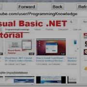 Visual Basic NET Tutorial 41 How To Use The WebBrowser Control In Visual Basic Net