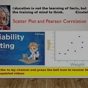 Scatter Plot And Pearson Correlation On MINITAB