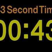 43 Second Timer Alarm Simple Timer