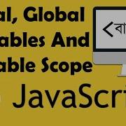 003 JavaScript Local Global And Variable Scope Bangla JavaScript Tutorial Nirob Hasan
