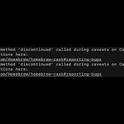 Fix Error Unexpected Method Discontinued Called During Caveats On Cask Adoptopenjdk8 MacOS