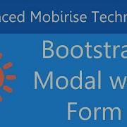 Create A Bootstrap Modal With Form In Mobirise