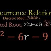 Recurrence Relations Solving Degree 2 Repeated Roots