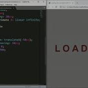 Loading Text Animation With Html And CSS