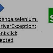 How To Resolve Element Click Intercepted Exception In Selenium