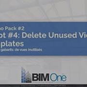 Dynamo Pack Delete Unused View Templates