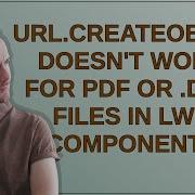 URL CreateObjectURL Method Doesn T Work For PDF Or Doc Files In LWC Components