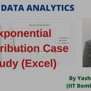 L3 16 Exponential Distribution Case Study Through Excel