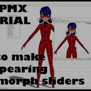 How To Make Disappearing Transformation Part Morph Sliders MMD PMX TUTORIAL