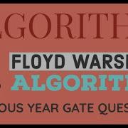 56 Previous Year GATE Questions Floyd Warshall Dynamic Programming Algorithm For GATE NET PSU