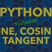 Python Calculate Sine Cosine Tangent