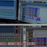 PRO TOOLS WITH TWO MONITORS SCREENS ON WINDOWS