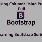 Ordering Columns Using Push Or Pull