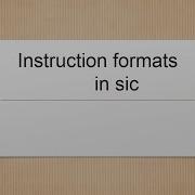 System Software Tutorials Part 05 Instruction Formats In SIC Machine By Vikash Mehta
