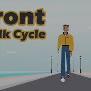 Front Walk Cycle Animation In After Effects No Plugin