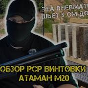Эта ПНЕВМАТИКА шьет 5см ДОСКИ Обзор PCP винтовки Атаман М20