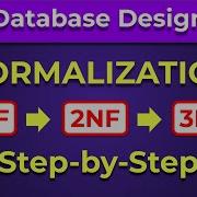 Complete Database Normalization Step By Step