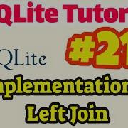 SQLite Tutorial 21 Implementation Of Left Join In SQLite