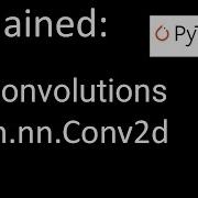 PyTorch 2D Convolution