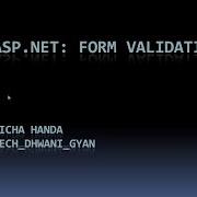 ASP NET Validation Controls Compare Validator