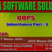 Corejava OOPs Inheritance Part 3