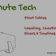JS MInute Tech Pivot Tables