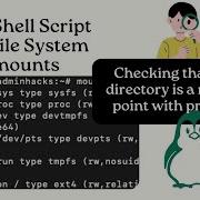 Bash Script How To Check If A Directory Path Is A Mount Point With Proc FS