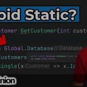 Static Variables Methods Are Evil