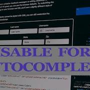 HTML Autocomplete Attribute Explained