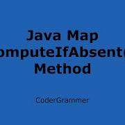 Java Map ComputeIfAbsent Method