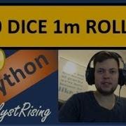 Python 10 Dice 1 MILLION ROLLS EACH Range Is Between 10 And 60