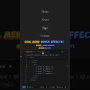 Animating Menu On Hover CSS Effect Csseffect Htmlcss Cssanimationtutorial Css Html