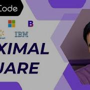 Maximal Square LeetCode 221 Full Solution Using Memoization Dynamic Programming