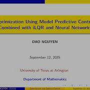 Optimization Using Model Predictive Control Combined With ILQR And Neural Networks