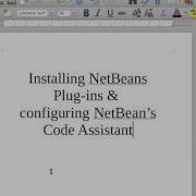 NetBeans Plugin Installation