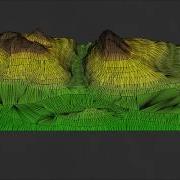 Contour Map Triangulation Visualization Pathfinding